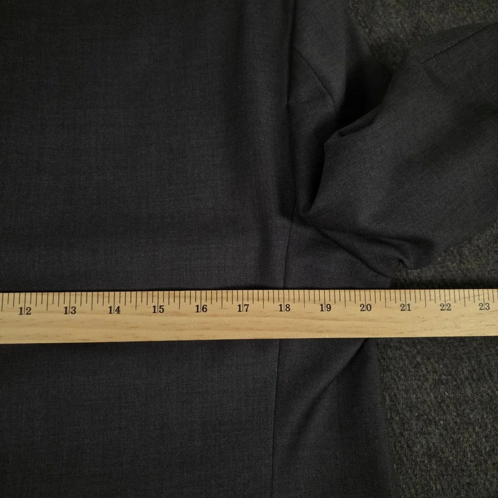 Joseph Abboud Mens Charcoal Gray Wool Blazer Sport Coat Jacket Size 40R‎